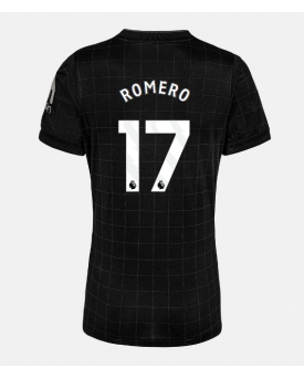 Billige Fotballdrakt Tottenham Hotspur Cristian Romero #17 Replika Bortedrakt Dame 2025-26 Kortermet Billige Fotballdrakt Tottenham Hotspur Cristian Romero #17 Replika Bortedrakt Dame 2025-26 Kortermet